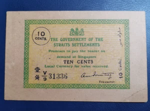 Straits settlement 10cents 1920 - Picture 1 of 4