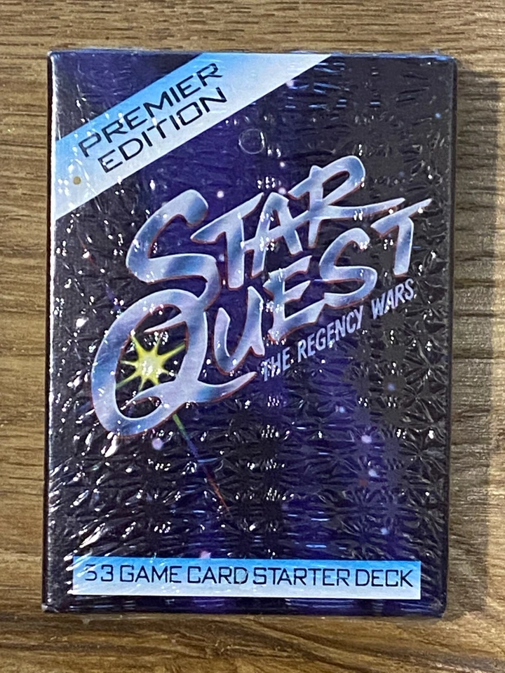 4x 1995 Star Quest The Regency Wars 53 Game Card Starter Decks 9x Booster