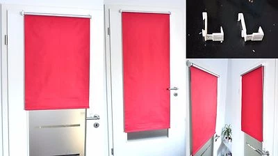 Thermo Rollo Verdunkelungsrollo easy Klemmfix Ohne Bohren Seitenzug Klemmrollo - Bild 1 von 4