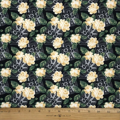 Tela de decoración del hogar de Halloween de poliéster 62" W se vende por yarda Foto 1 de 2