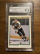 CGC 9.5 1990-91 O-Pee-Chee Premier Mike Modano Rookie Card #74 Dallas Stars