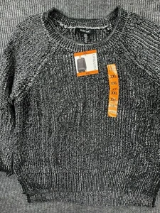 Ellen Tracy Pullover Damen Gr. XXL Schwarz Rundhals Langarm Neu - Bild 1 von 12