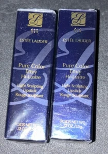 2 Estee Lauder Pure Color Envy Hi-Lustre Light Sculpting Lipstick 111 Tiger Eye - Picture 1 of 2
