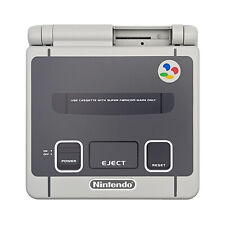 Game Boy Advance SP Gehäuse (SNES) Grau Shell GBASP