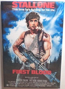 First Blood MAGNET 2" x 3" Refrigerator Locker Movie Poster Rambo - Picture 1 of 3
