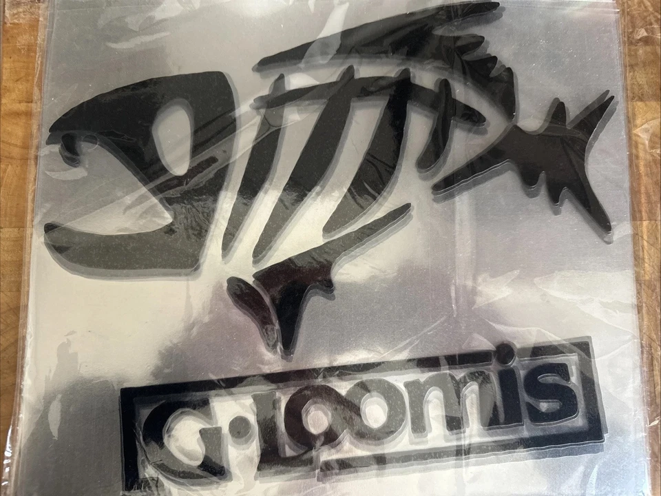 GRAN CALCOMANÍA CON LICENCIA G LOOMIS, PORTÁTIL, ESTUCHE DE GUITARRA CAJA DE PESCA Foto 1 de 2