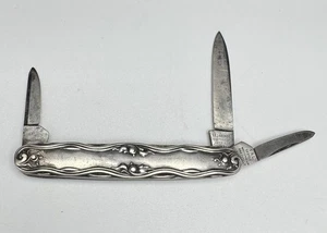 VINTAGE I*XL GEORGE WASTENHOLM CURLEYS STERLING SILVER EQUAL END PEN KNIFE 1937 - Picture 1 of 12