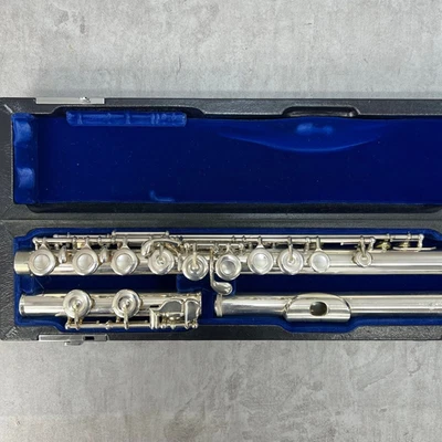 Flauta Muramatsu EX-III feita à mão furo aberto chave C pé B – Estado usado - Imagem 1 de 4