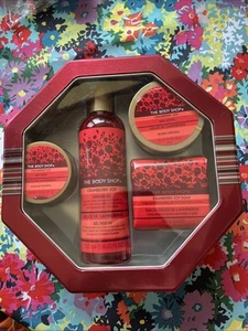 Body Shop Cranberry Joy Gift Set - Body Butter, Shower Gel, Soap, Body Polish - Picture 1 of 2