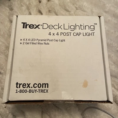 TREX DECKING PYRAMID LED POST CAP LIGHT LIGHTING - TREE HOUSE - THPYLEDCAP4X4 - Image 1 of 3