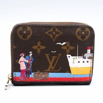 Portafoglio LOUIS VUITTON Monogram Zippy Portamonete Astuccio Illustrato M62139 - Immagine 1 di 4