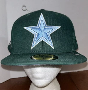 Dallas Cowboys New Era 59Fifty 50th Anniversary Größe 8 eng anliegende Mütze Kappe grün NFL - Bild 1 von 17