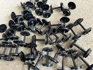 Job lot of 10 axles. LGB 67401 G Scale plastic solid wheels for rolling stock - Picture 1 of 1