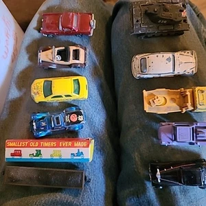 Vintage Diecast Miscellaneous Assorted Cars Trucks Junk Yard Lot of 11 - AS IS - Picture 1 of 20