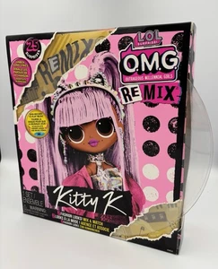 LOL Surprise OMG Remix - Kitty K - Muñeca de moda coleccionable con 25 sorpresas - Imagen 1 de 8