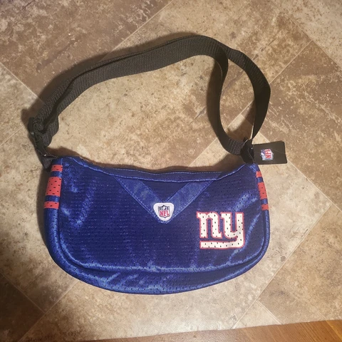 NFL New York Giants Jersey Hand Bag Shoulder Bag w/ Adjustable Strap Purse Cover