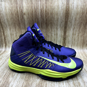 Nike Lunar Hyperdunk 2012 524934-500 Purple Basketball Shoes Men's Size 10.5