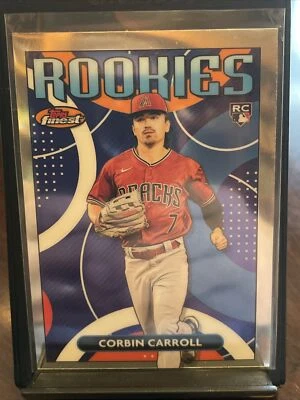2023 Topps Finest - Finest Rookies Design Variation #FRD-7 Corbin Carroll (RC) - Image 1 of 2