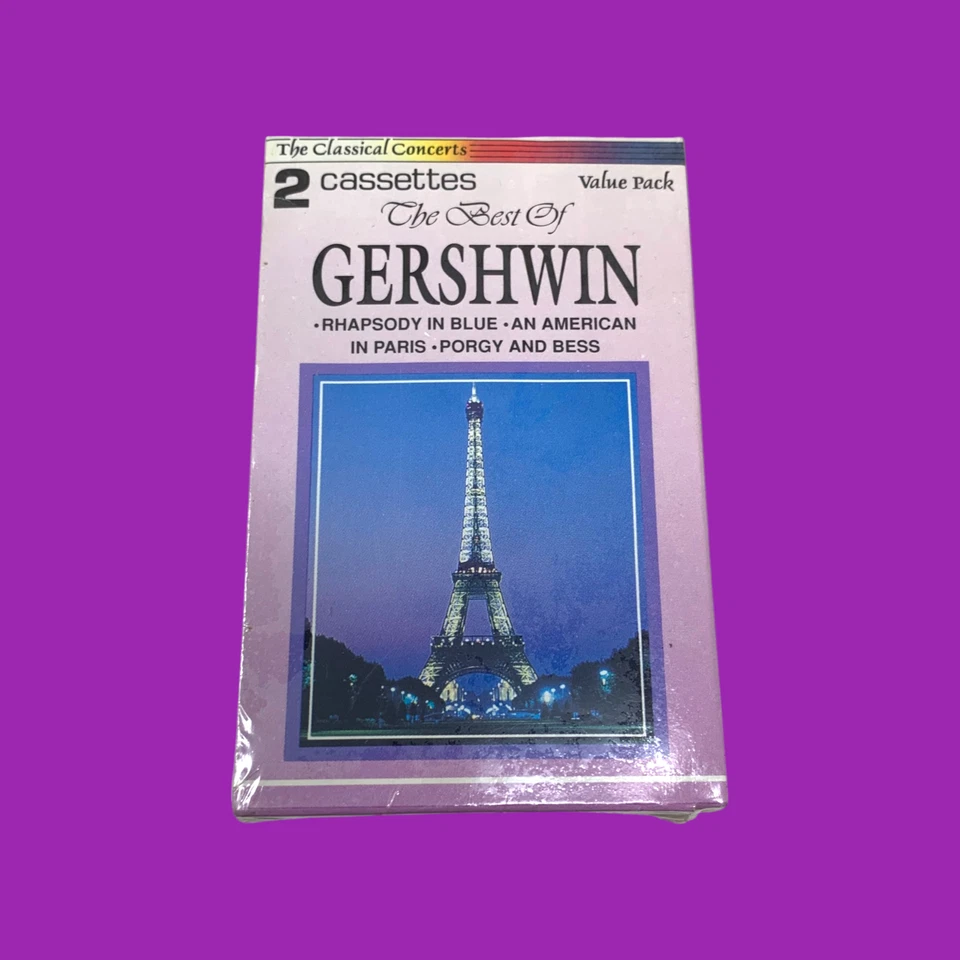 NEW Best of Gershwin Classical Concerts Set 2 Cassette Tapes GMS Sealed - Image 1 of 4