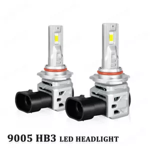 9005 LED Headlight Bulbs High or Low Beam Conversion Kit Bright White Plug&Play - Picture 1 of 12