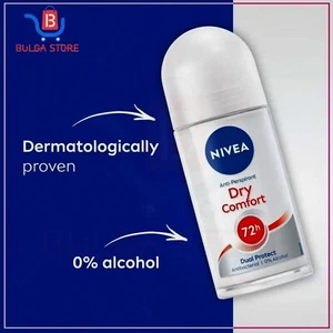 50ML NIVEA DRY COMFORT ANTITRANSPIRANT Deodoran 72h Haut- und Körperpflege - Bild 1 von 3