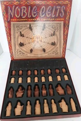 Noble Celts Circular Chess Board Game Complete EUC - Image 1 of 4