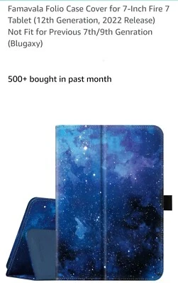 Case for Amazon Fire HD 10 (13th/11th Gen, 2023/2021) Slim Fit Folio Stand Cover - Image 1 of 4