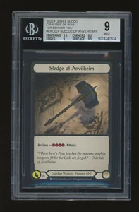 Sledge of Anvilheim Cold Foil BGS 9 - FAB Crucible of War - BGS Graded - Picture 1 of 2