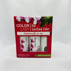 BIOLAGE COLOR LAST Shampoo, Conditioner & All-in-One Spray, Travel Size Set - Picture 1 of 18