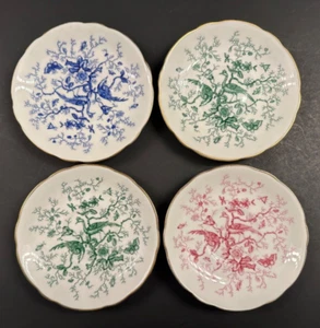 Coalport Cairo 4 Saucers Vintage Free Shipping - Picture 1 of 2