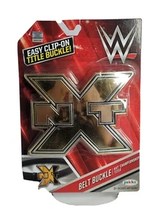 Jakks Pacific WWF WWE NXT Clip On Champion Belt Buckle Wrestling Childrens MOC - Picture 1 of 5