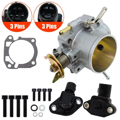 For Honda Acura Integra Civic S2000 70mm Throttle Body W/ TPS & Map Sensor kit - Imagem 1 de 4