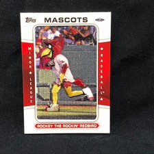 2013 TOPPS PRO DEBUT MINOR LEAGUE MASCOT PATCH ROCKEY THE ROCKIN REDBIRD 49/120