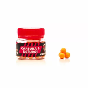 Pop-Up monocolore all’a fragola e aglio – Diametro 6 mm. Confezione da 10 g. - Imagen 1 de 5