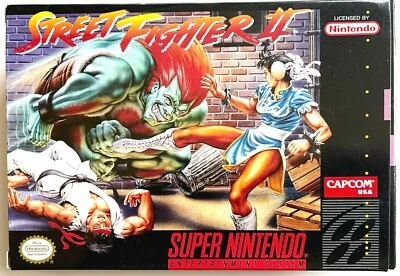 EXCELLENT "STREET FIGHTER 2" SUPER NINTENDO SNES GAME IN ORIGINAL BOX COMPLETE - Image 1 of 4