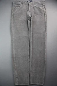 Women's Lucky Brand Corduroy Pants Sofia Skinny Stretch Gray Size 10/30A (30x28) - Picture 1 of 9