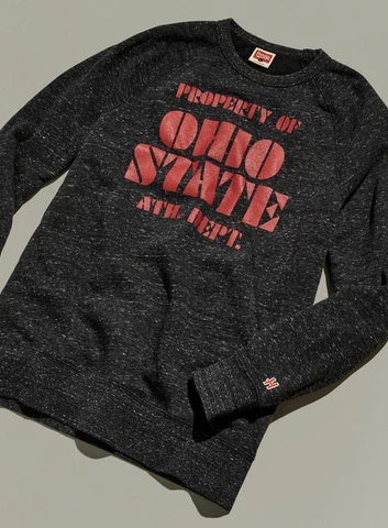 HOMAGE Ohio State University Buckeyes Property Of OSU Crew Neck Sweatshirt Sz M Cover