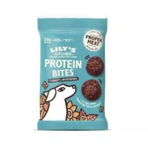 Lily's Kitchen Pute Und Renke Protein Bisse für Hunde 40g Hülle Von 12 - Bild 1 von 1