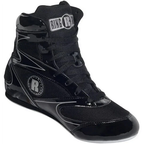 Ringside Diablo Boxing Shoes Black/Silver  Men's Size 4 - Image 1 of 1