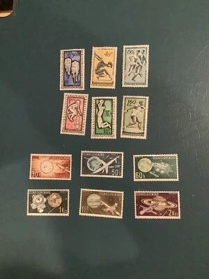 1962 Czech Scotts 1091-96 & 1105-10- MLH - Image 1 of 2