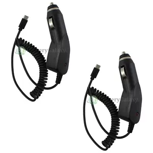 2X USB Type C Car Charger for Android Phone Motorola Moto Z / Z Force/Play Droid - Picture 1 of 5