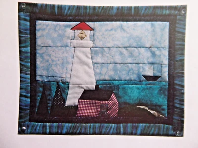 COASTLINE Lighthouse Seaside Paper Pieced Quilt Pattern River B Quilts Canada - Image 1 of 4