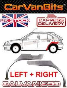 PAR DE PANELES DE ÓXIDO PARA MG ROVER 25/200 RF 95-05 REPARACIÓN DEL ARCO DE RUEDA TRASERA - Imagen 1 de 9