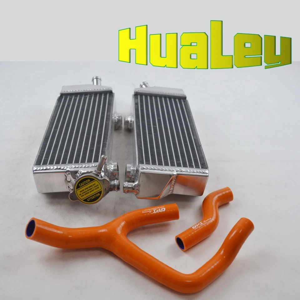 Manguera de radiador de aluminio de 4 tiempos para KTM 250/350/450 SXF/SX-F/XC-F/XCF 2013-2015 Foto 1 de 4