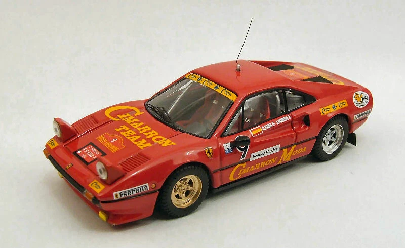 Ferrari 308 Gtb #9 Accident Catalunya 1985 C.Caba/ J. Martin 1:43 Model - Immagine 1 di 1