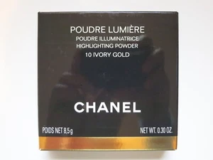 CHANEL POUDRE LUMIERE #10 IVORY GOLD ILLUMINATING HIGHLIGHTING POWDER 0.3OZ NEW - Picture 1 of 4