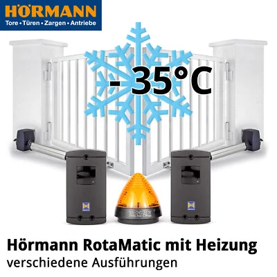✓ Hörmann RotaMatic Drehtorantrieb mit Heizung 1 oder 2 flügelig Sicherheits-Kit - Bild 1 von 4