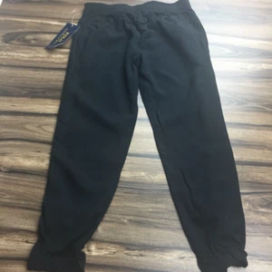 $59.50 Polo Ralph Lauren Girls Tuxedo Jogger Pants Viscose Black Size 5 - Picture 1 of 4