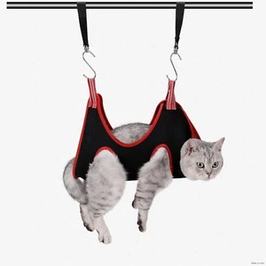 Small Pet Grooming Hammock Breathable Dog & Cat Restraint for Nail Trimming - Picture 1 of 9