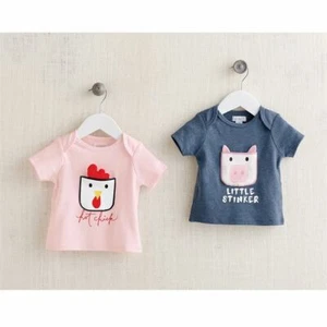 Mud Pie Baby Girl Farmhouse T-Shirts Choose Style Size 9-12 Months New - Picture 1 of 1